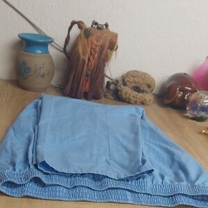 Light Blue Elastic Waist Scrub Pants XXL